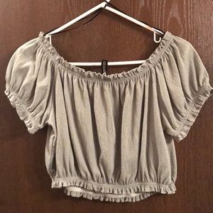 Scrunched Crop Top